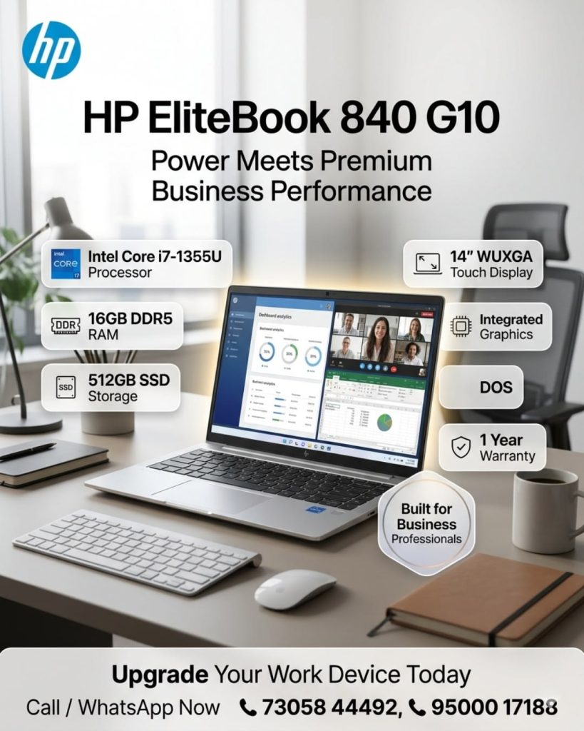 HP Business Laptops for Modern Work Environments